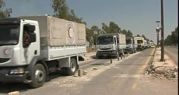 Six thousand food and health packages delivered to Daraa countryside by Government