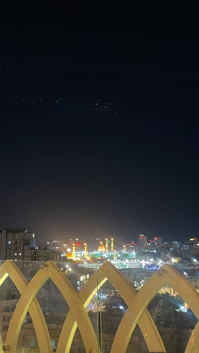 ❗️ Picture of a group of Iranian drones in the skies of Najaf.