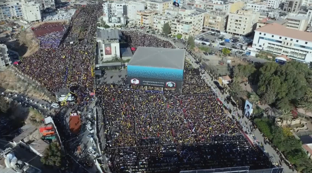 Lebanon honors Nasrallah, other Hezbollah leaders on their 1st martyrdom anniv.