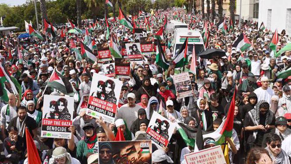 Protesters in South Africa call on government to cut relations with Israel