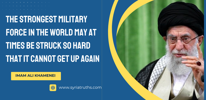 The strongest military force in the world may at times be struck so hard that it cannot get up again