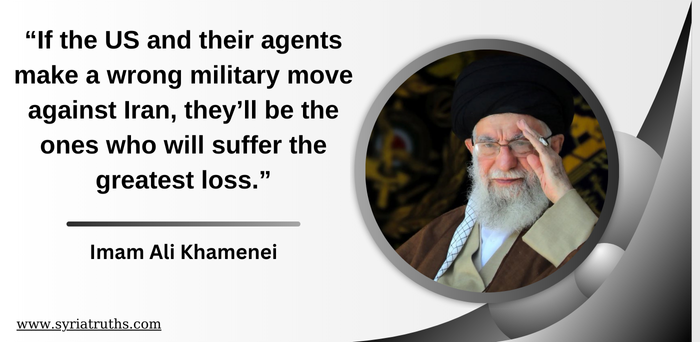 “If the US and their agents make a wrong military move against Iran, they’ll be the ones who will suffer the greatest loss.”