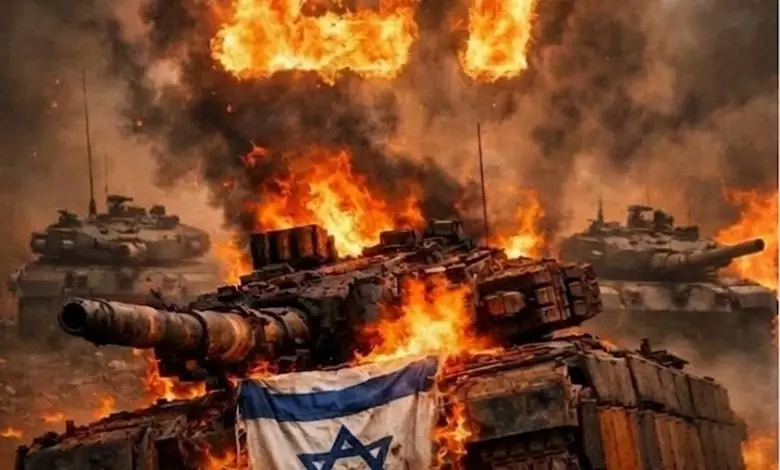 Hezbollah Missiles Target Zionist Military Positions in Border Area of Houla