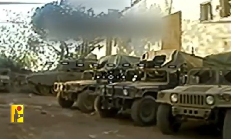 Islamic Resistance in Lebanon Attacks Zionist Occupation Forces in South Lebanon Border Area