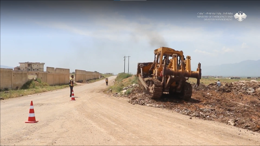 Syria fills 900 km of war-era trenches in Idlib to aid returns and revive farmland