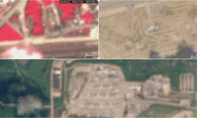 Satellite Imagery Unveils Extensive Damage to Zionist Military Bases Following Iranian Strikes