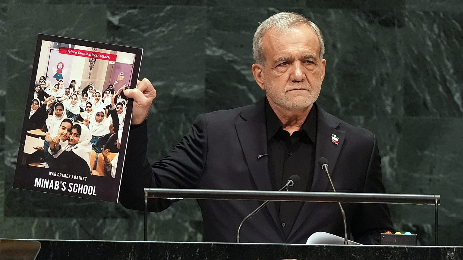 Pezeshkian: “Iran has not attacked any country for 200 years, yet we are accused of being terrorists. We seek power to defend ourselves.”
