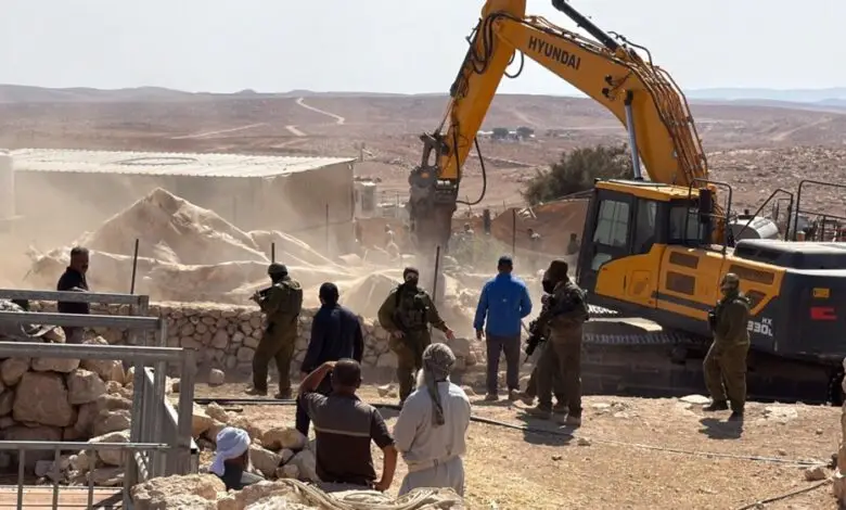 Zionist forces demolish West Bank homes, displacing 176 Palestinians