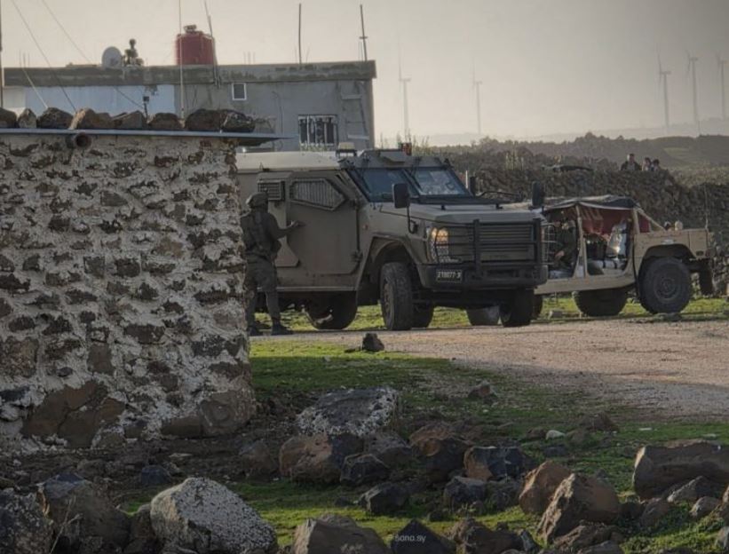 Israeli artillery shells outskirts of Abidin in western Daraa