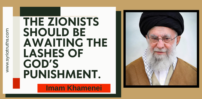 The Zionists should be awaiting the lashes of God’s punishment.