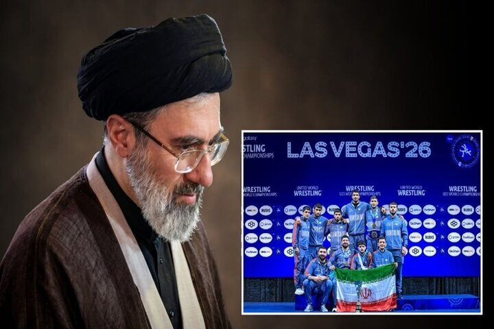 Leader congrats Iran’s freestyle team for winning world title